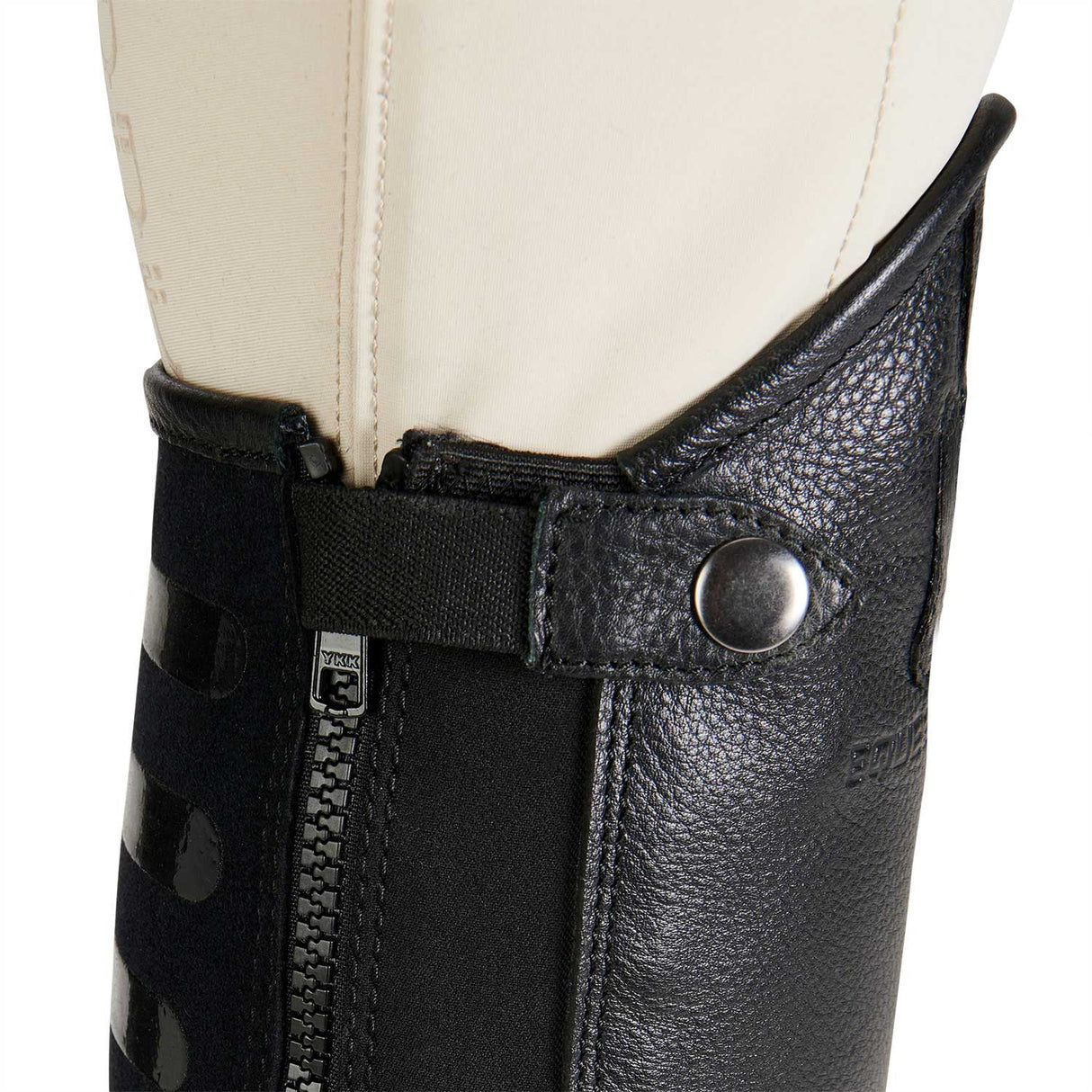 Equestro Unisex Gaiters With Silicone Inserts #colour_black