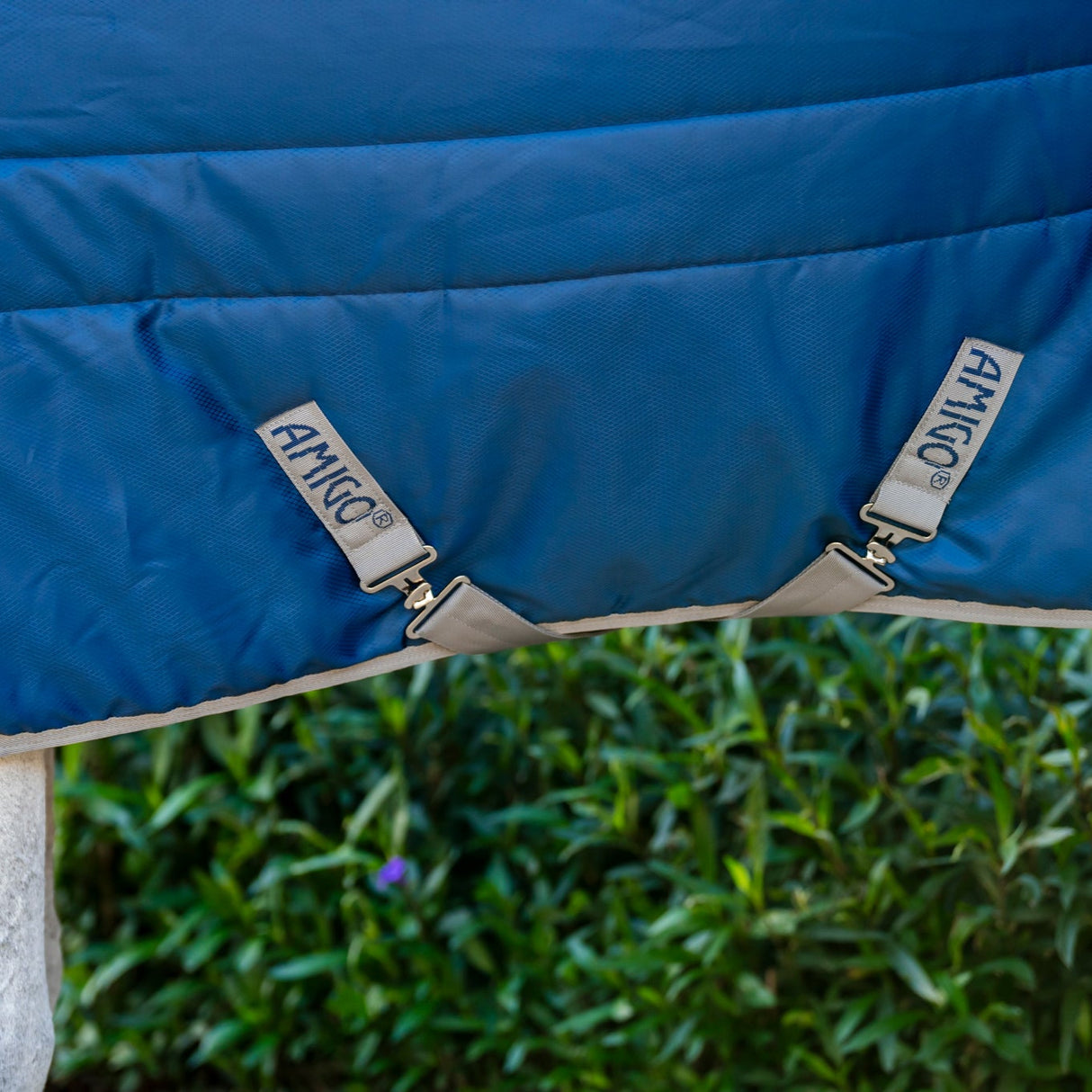 Horseware Ireland Amigo Ripstop Insulator 50g Stable Rug #colour_navy-titanium-grey