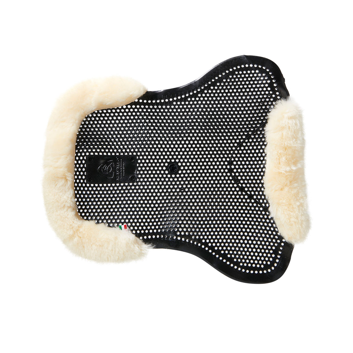 Acavallo Gel NS-S Classic-S 1/2 Cut-Out Flat Pony #colour_black-natural