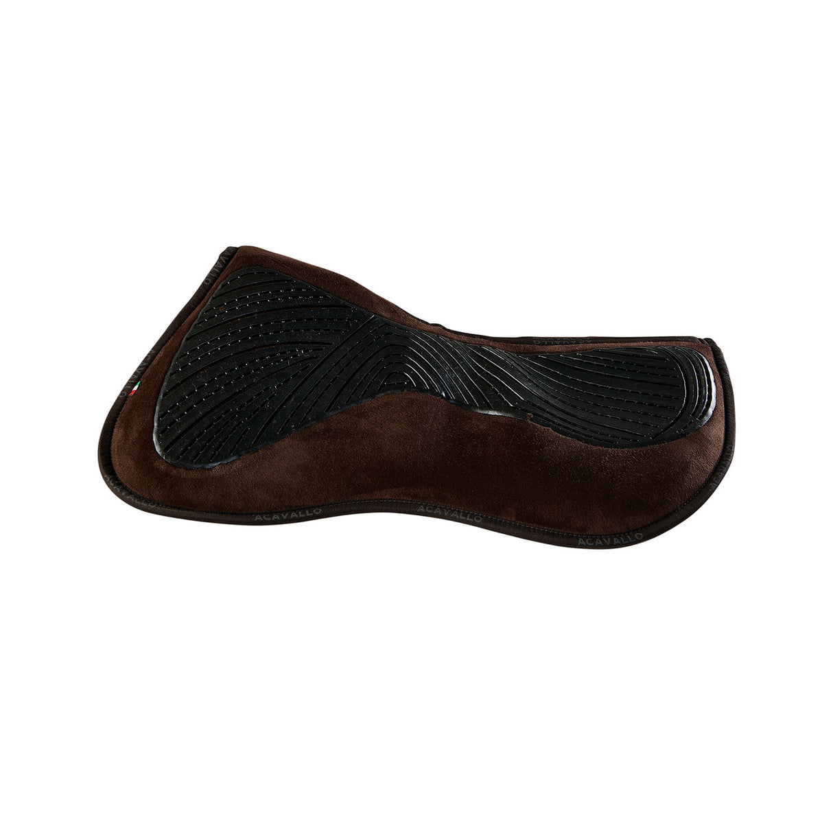 Acavallo Pad MF HPS CW-CS Suede Grip Gel Flat Configurable Pocket #colour_brown