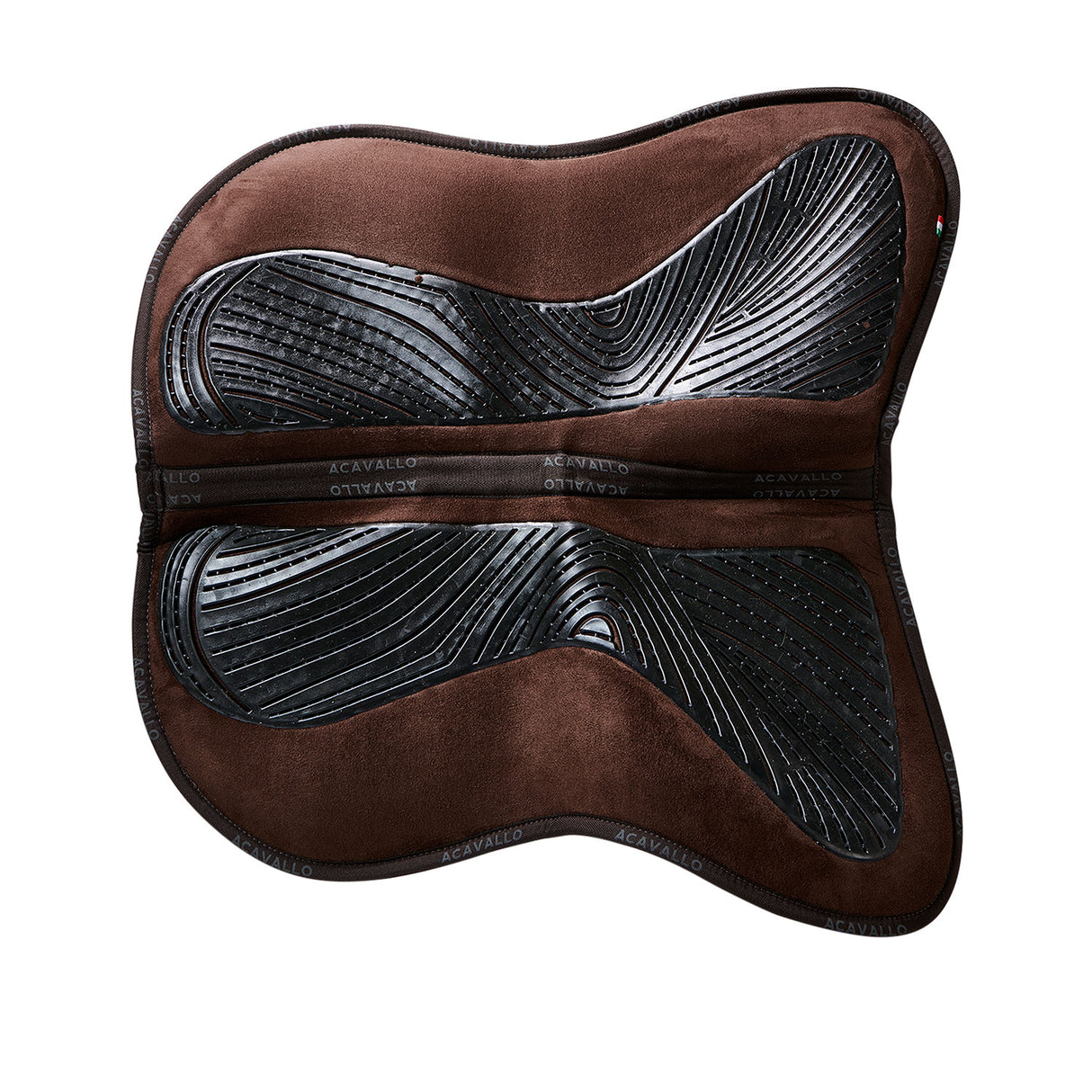 Acavallo Pad MF HPS CW-CS Suede Grip Gel Flat Configurable Pocket #colour_brown