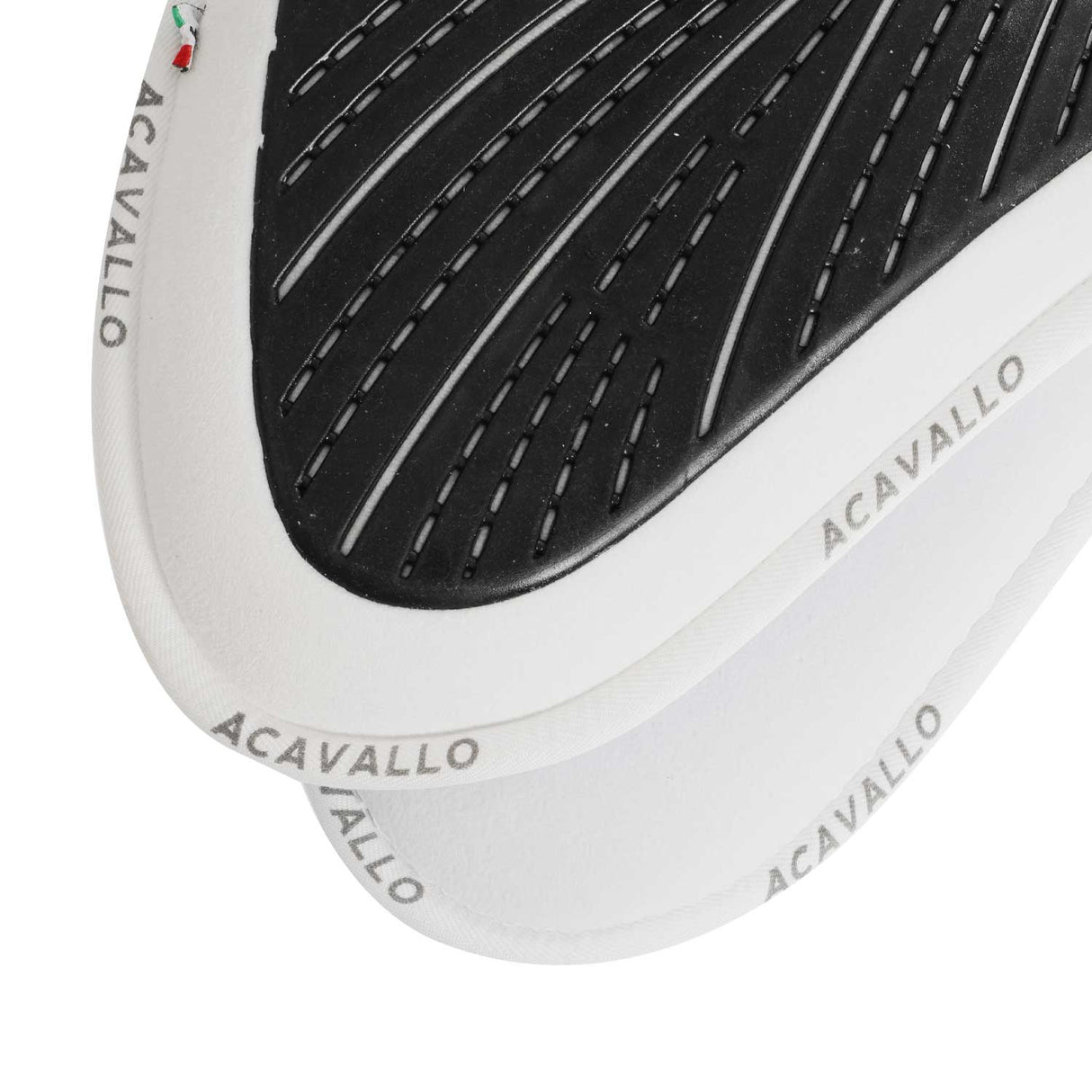 Acavallo Pad MF JCCS CW-CS Suede Gel Grip Flat #colour_white