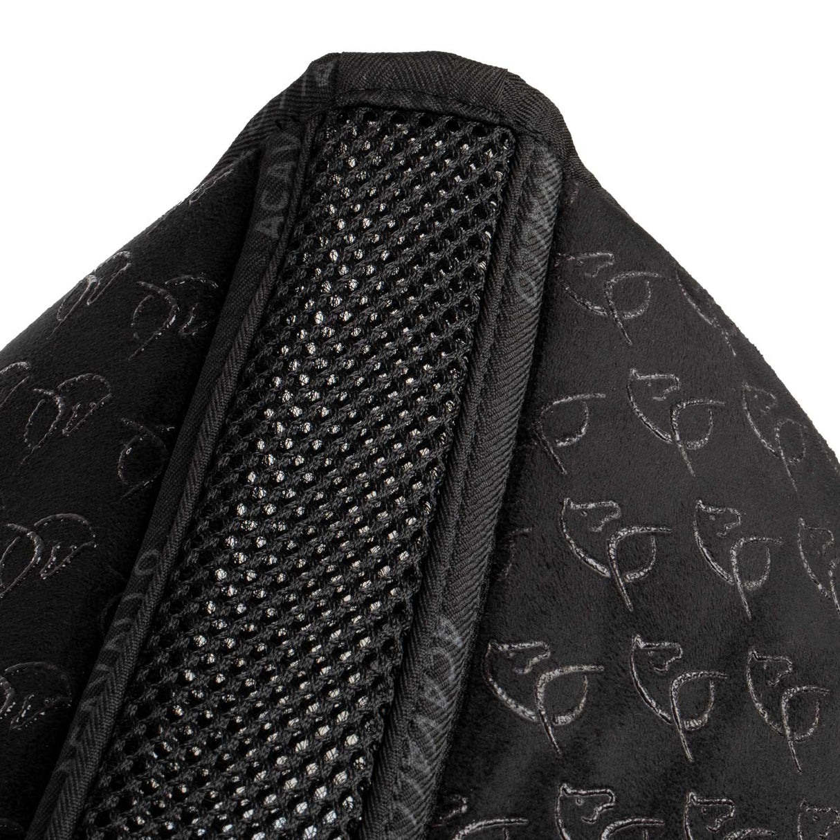 Acavallo Pad Mf Ds Sw-3Ds Suede Internal Silicone Grip Flat #colour_black