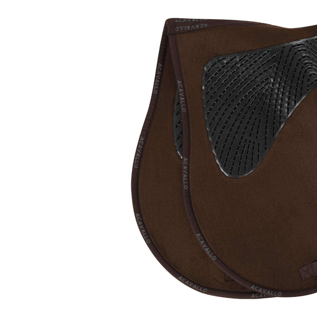 Acavallo Saddle Pad JS CW-CS Twin Sided Gel Grip #colour_brown