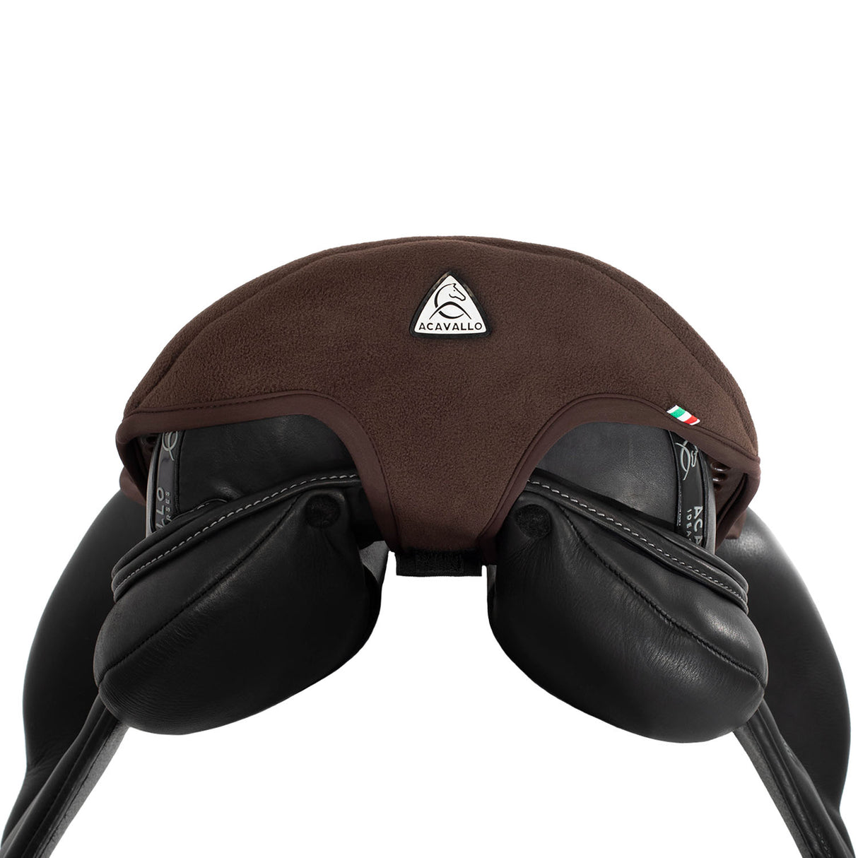 Acavallo Standard Seat Saver Dressage Classic Gel-In Dri-Lex 20mm #colour_brown