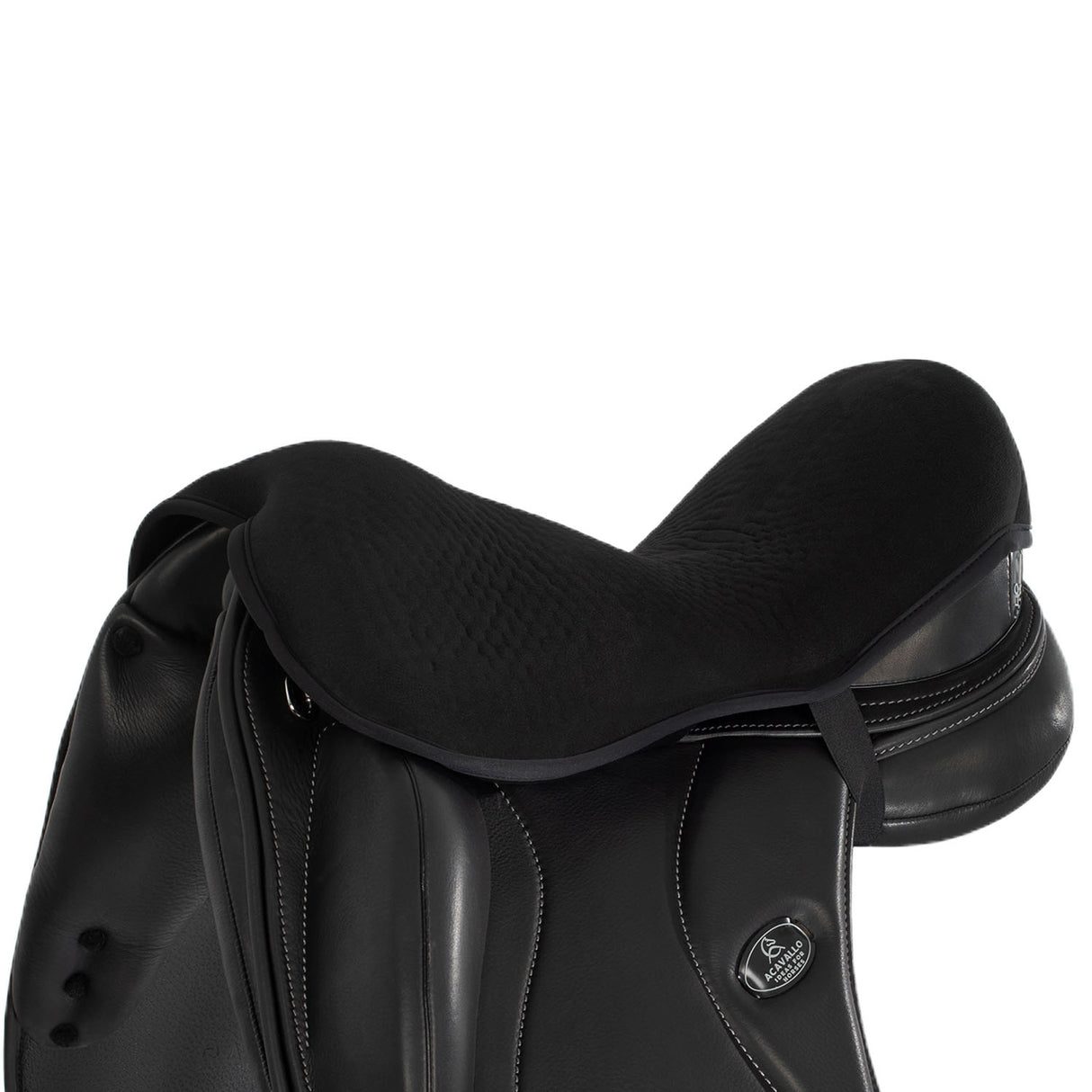 Acavallo Standard Seat Saver Dressage Classic Gel-In Dri-Lex 20mm #colour_black