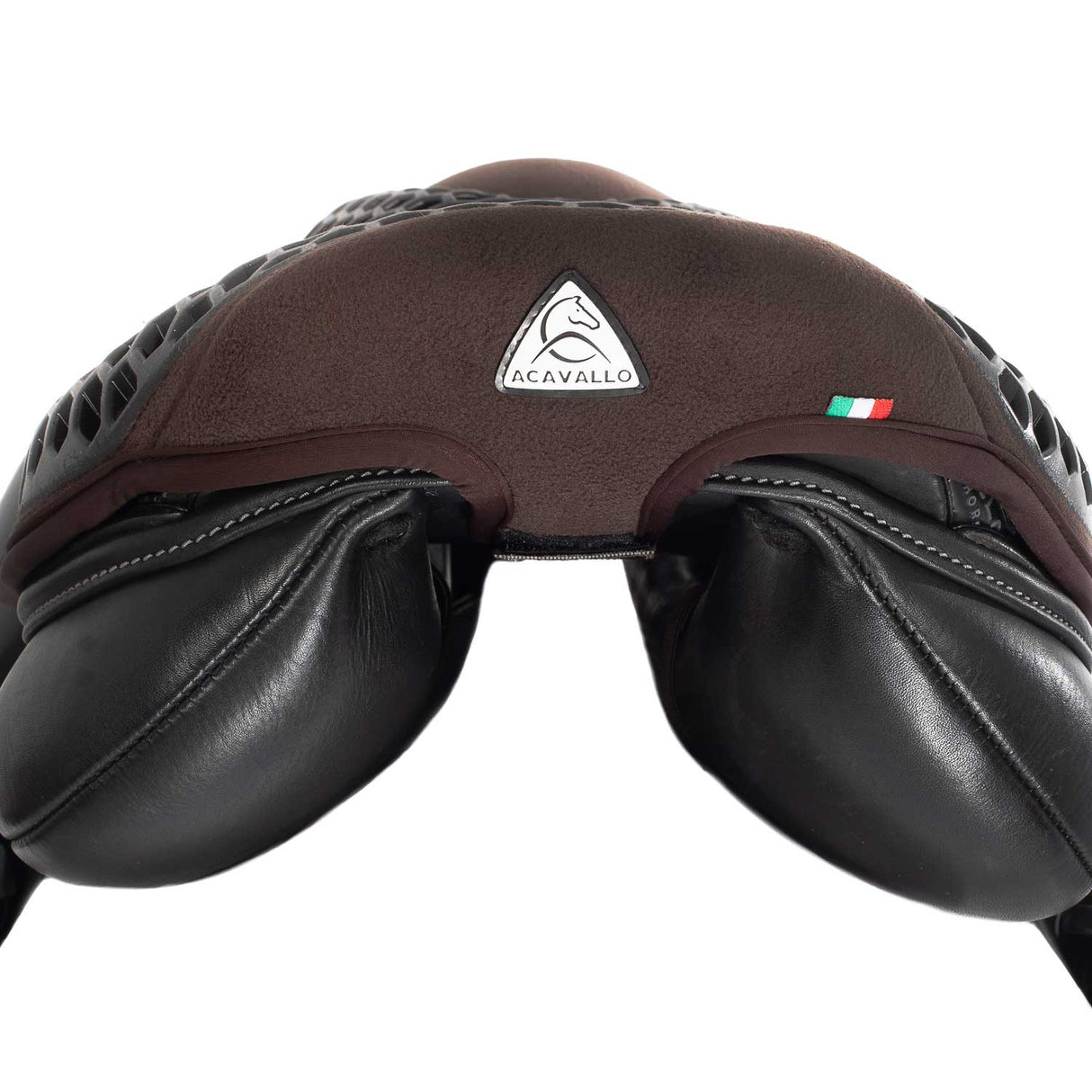 Acavallo Ortho-Coccyx Seat Saver Jumping Hexagonal Gel-Out Dri-Lex 20mm #colour_brown