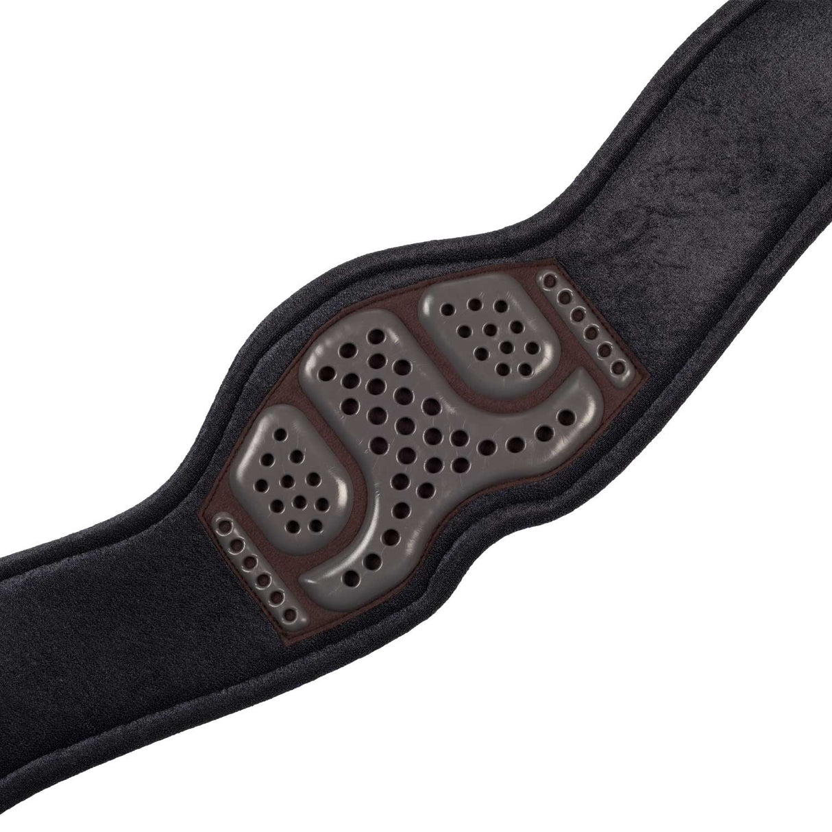 Acavallo Anatomical Dressage Girth Gel Pvc #colour_brown