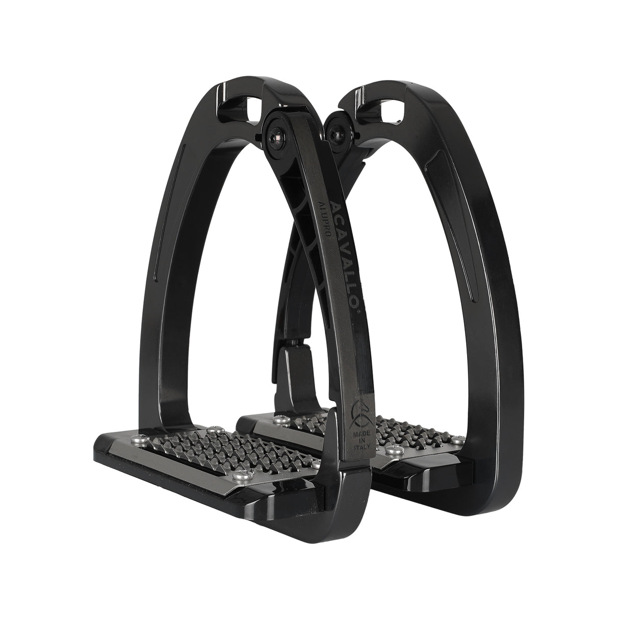 Acavallo Arena Alupro Stirrups #colour_charcoal