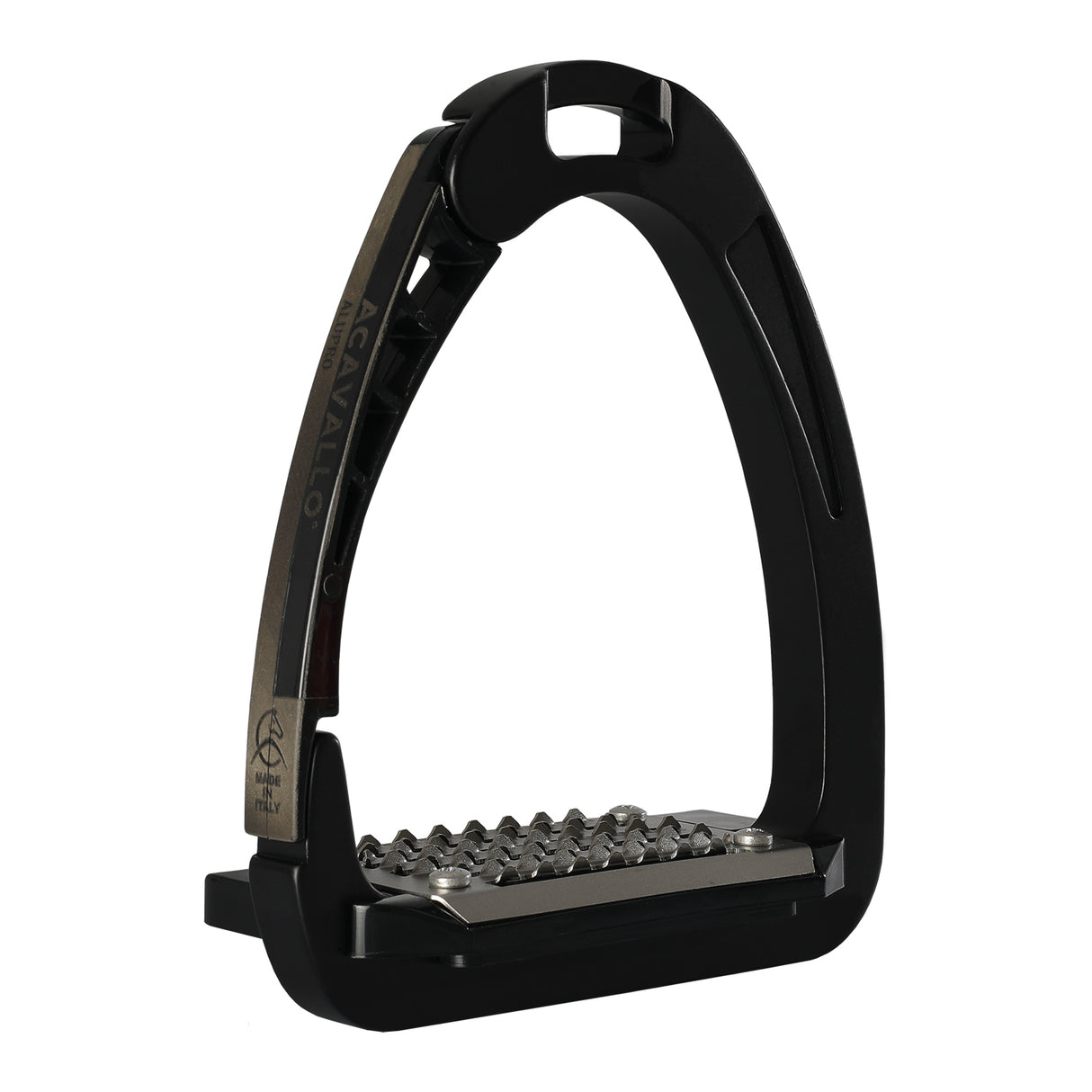 Acavallo Arena Alupro Stirrups #colour_black