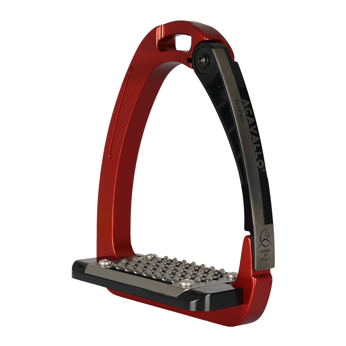 Acavallo Arena Alupro Stirrups #colour_red
