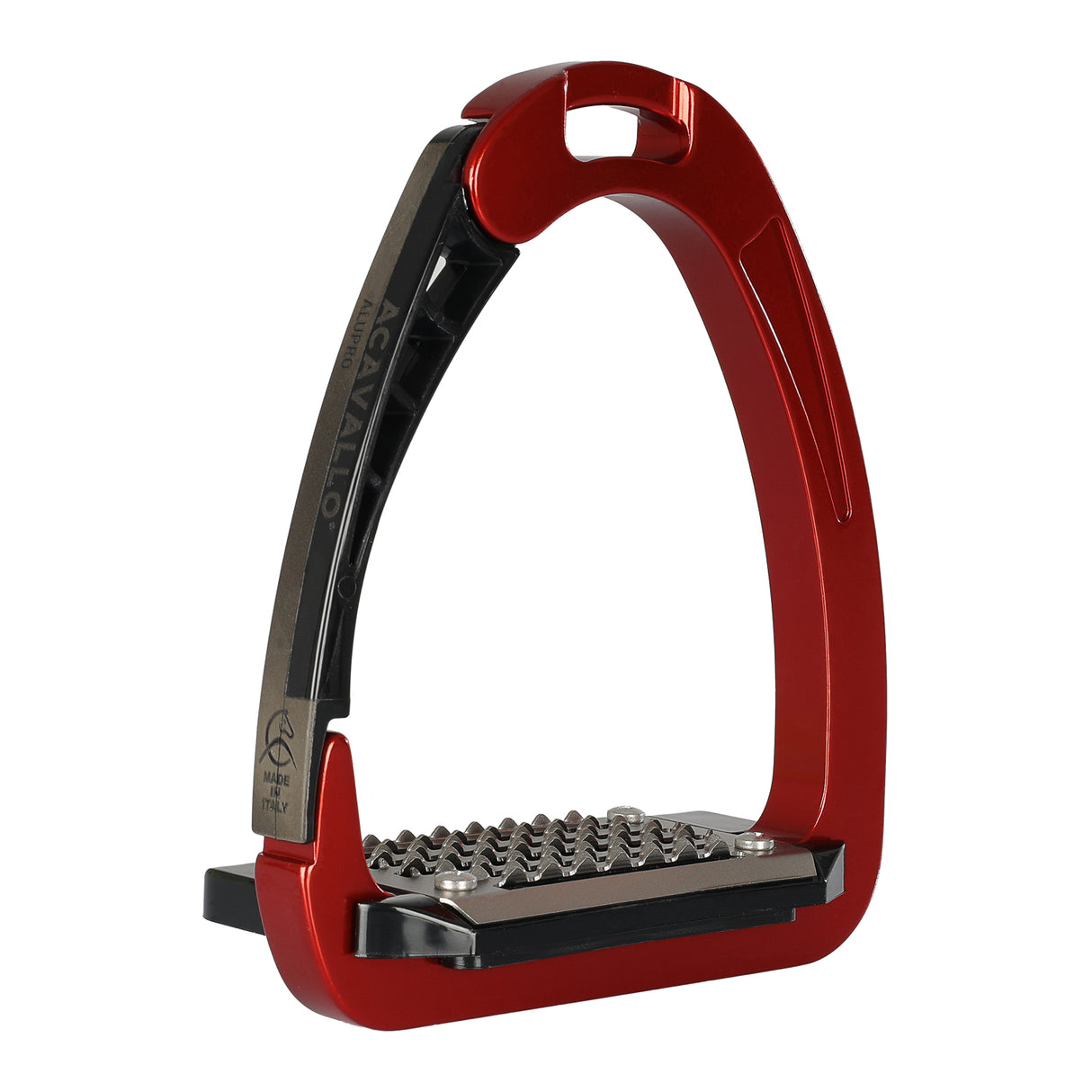Acavallo Arena Alupro Stirrups #colour_red