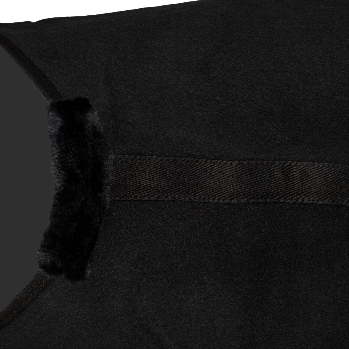 Acavallo Wool Stable Rug 800G #colour_black