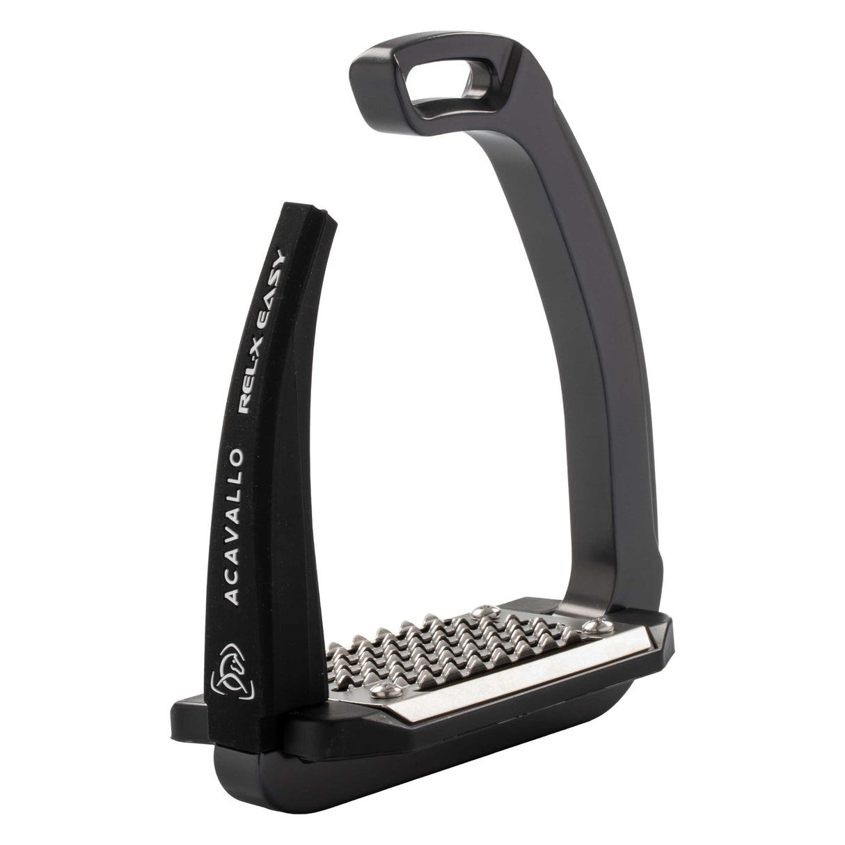 Acavallo Rel-X Easy Stirrups #colour_charcoal