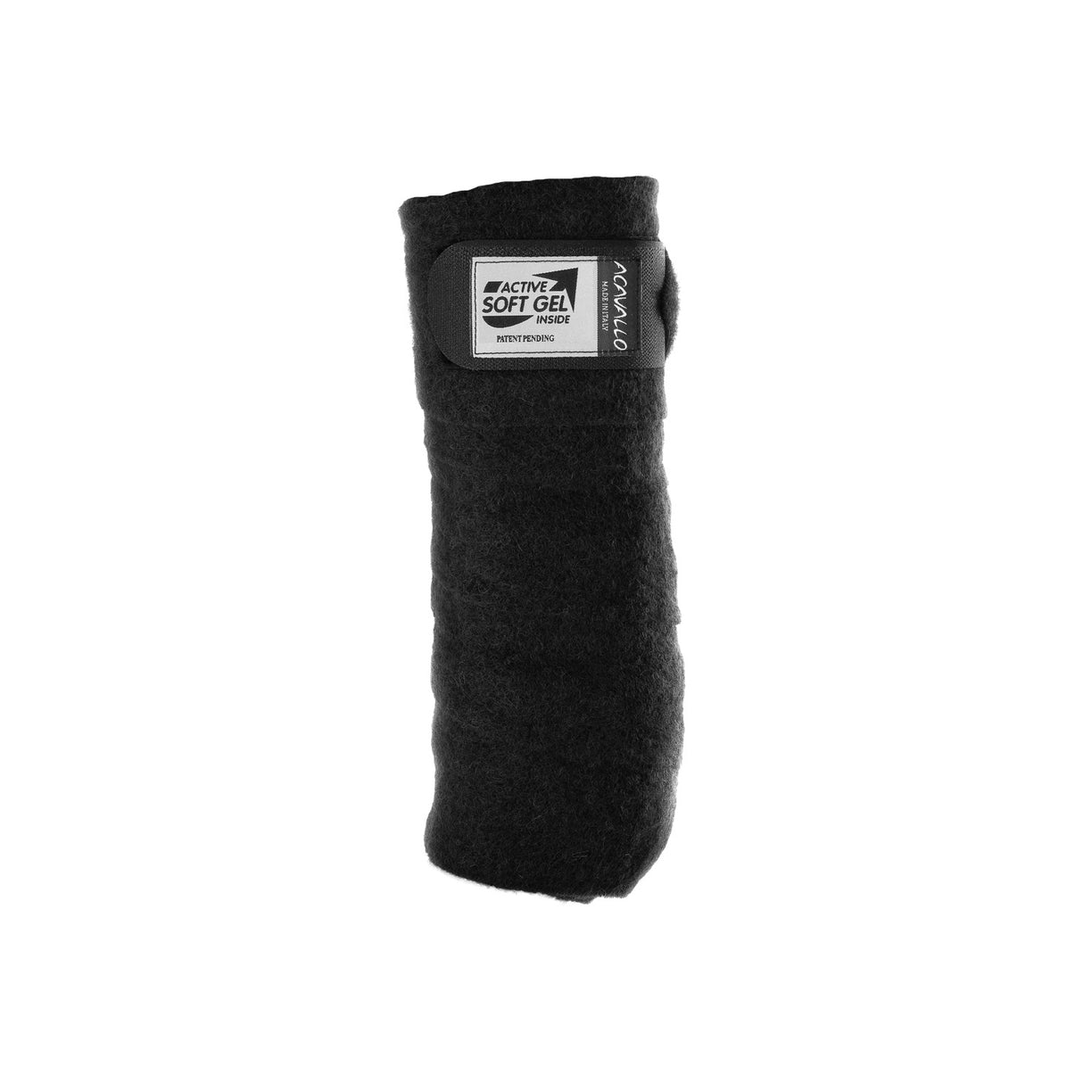 Acavallo Virgin Wool Bandages Classic Gel #colour_black