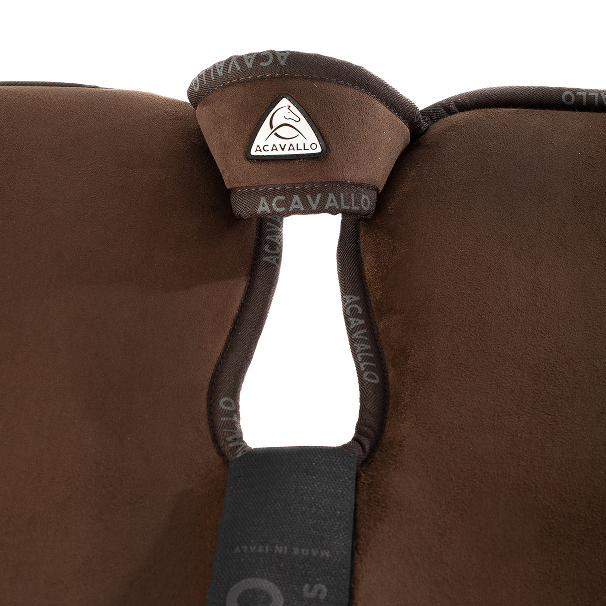 Acavallo Piuma Pad WFS Pocket Suede Rear Riser #colour_brown