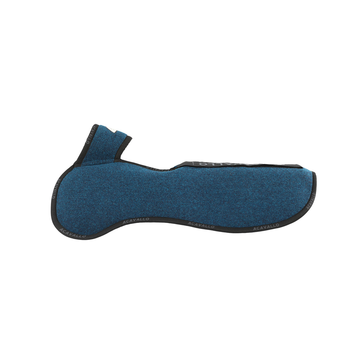 Acavallo Pad Piuma WFS Pocket Double Felt Front Riser #colour_blue