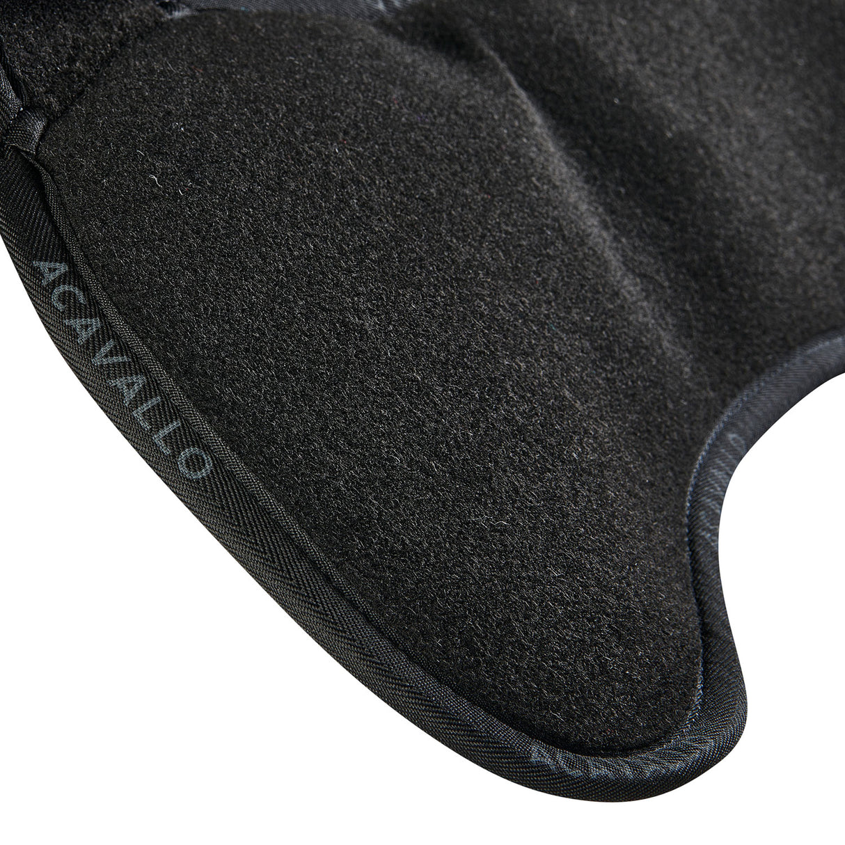 Acavallo Pad Piuma WFS Pocket Double Felt Front Riser #colour_black
