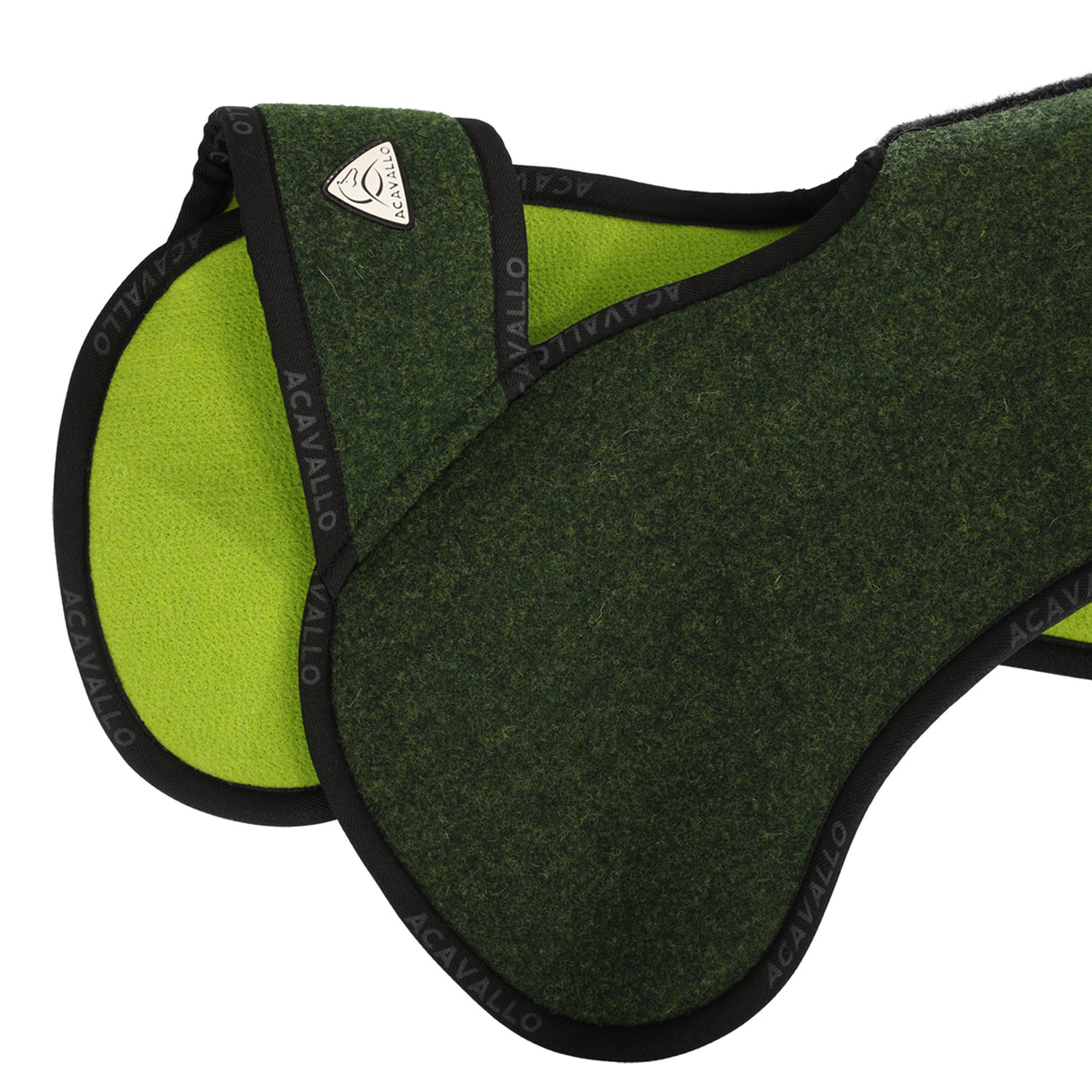 Pad Piuma WFS Pocket Double Felt Front & Rear Riser #colour_green