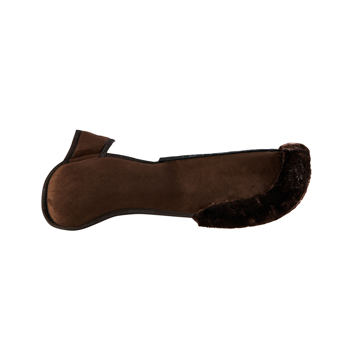 Acavallo Pad Piuma-FS WFS-FS Pocket Suede Front Riser #colour_brown-brown
