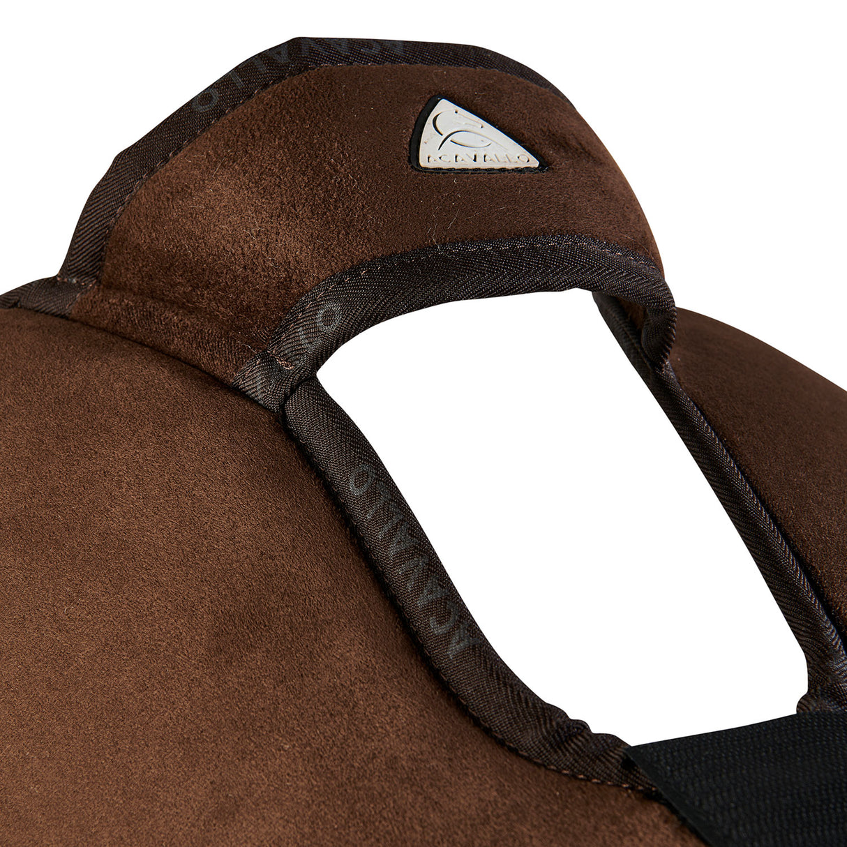 Acavallo Pad Piuma-FS WFS-FS Pocket Suede Front Riser #colour_brown-brown