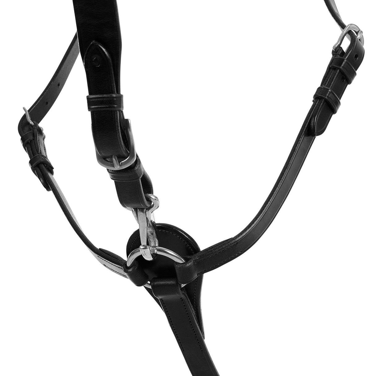 Acavallo Three-Point Breastplate Calfskin #colour_black