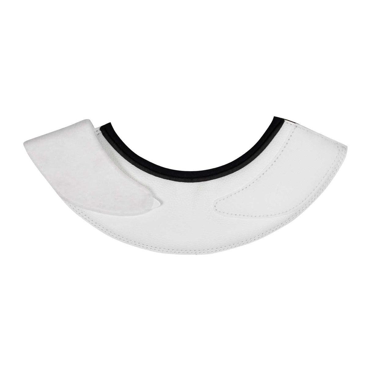 Acavallo Bell Boots Eco-Leather & Hook-And-Loop Closure #colour_white