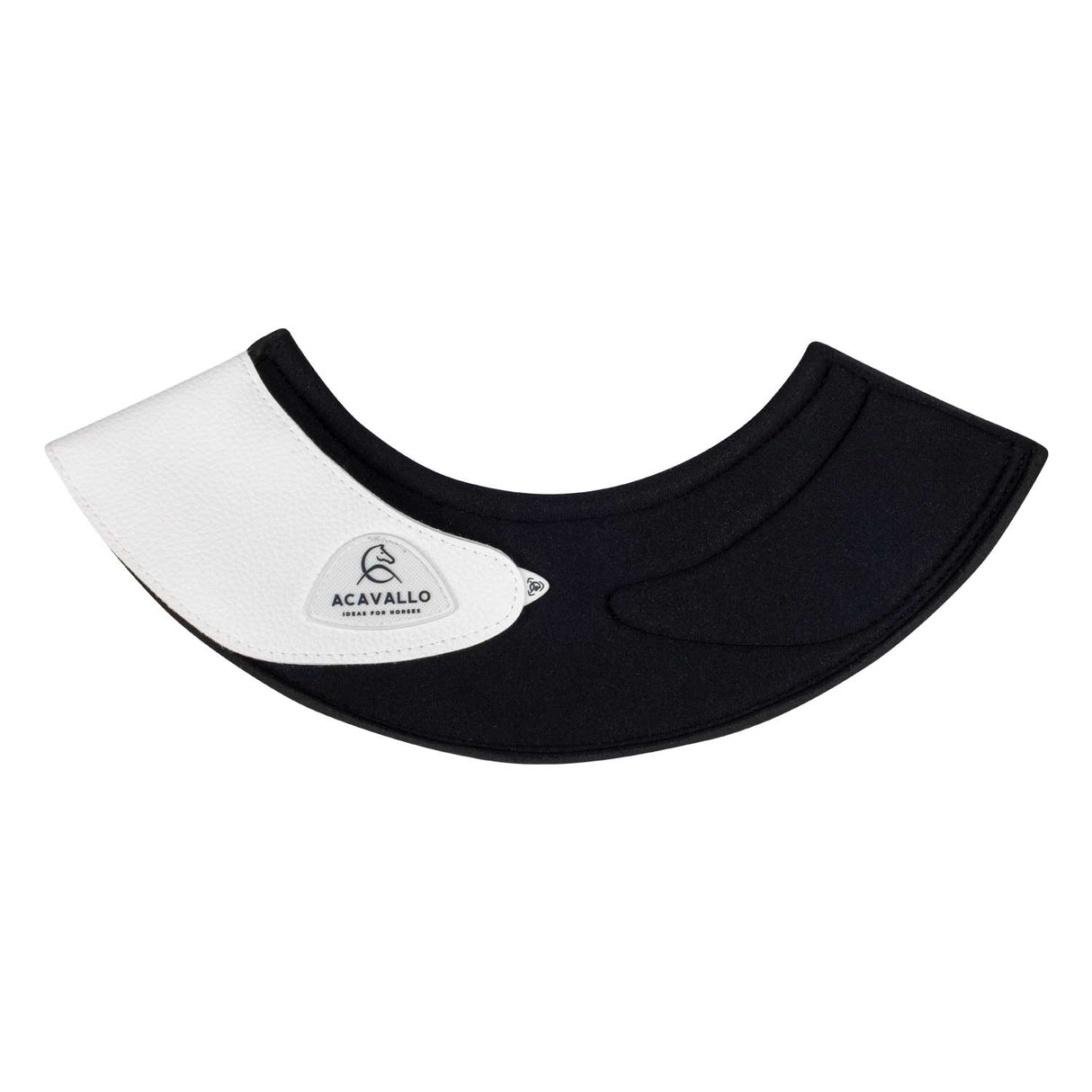 Acavallo Bell Boots Eco-Leather & Hook-And-Loop Closure #colour_white