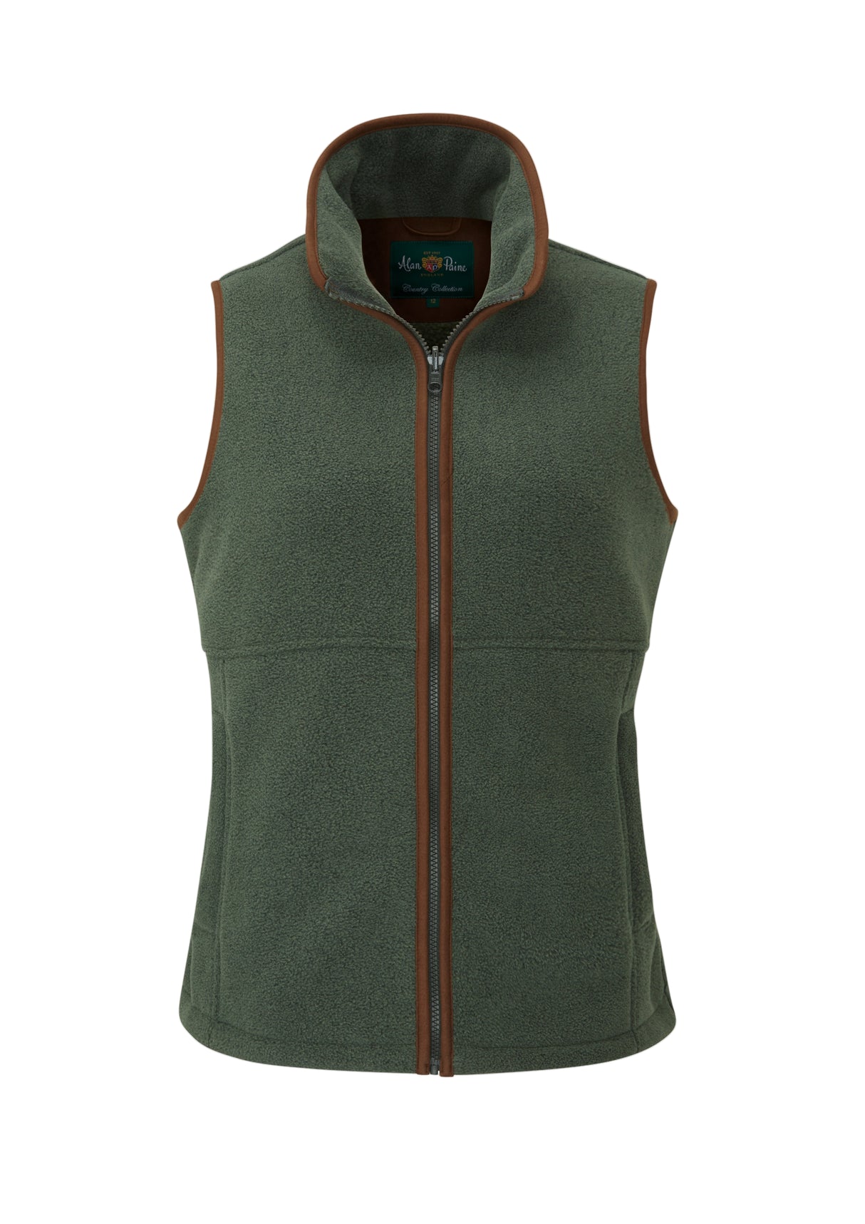 Alan Paine Aylsham Ladies Fleece Gilet #colour_cedar