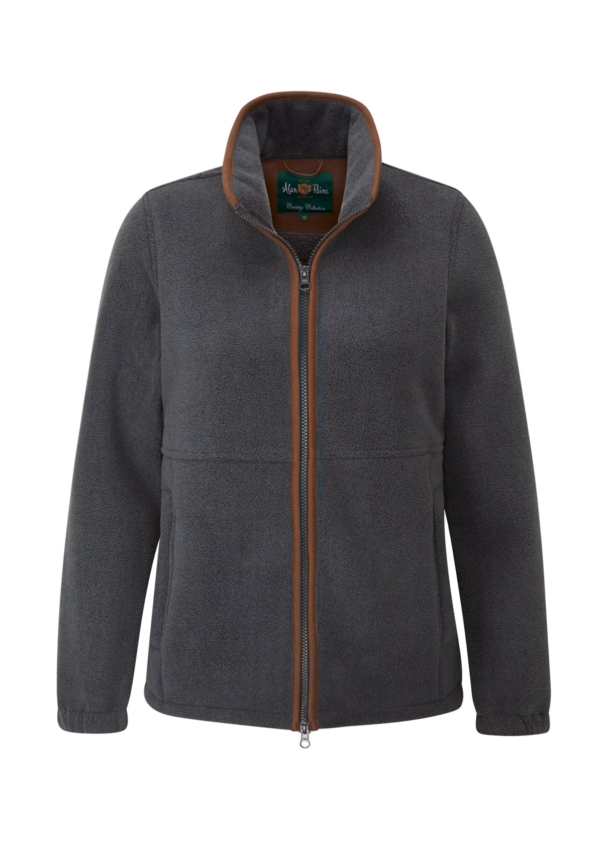 Alan Paine Aylsham Ladies Fleece Jacket #colour_gunmetal