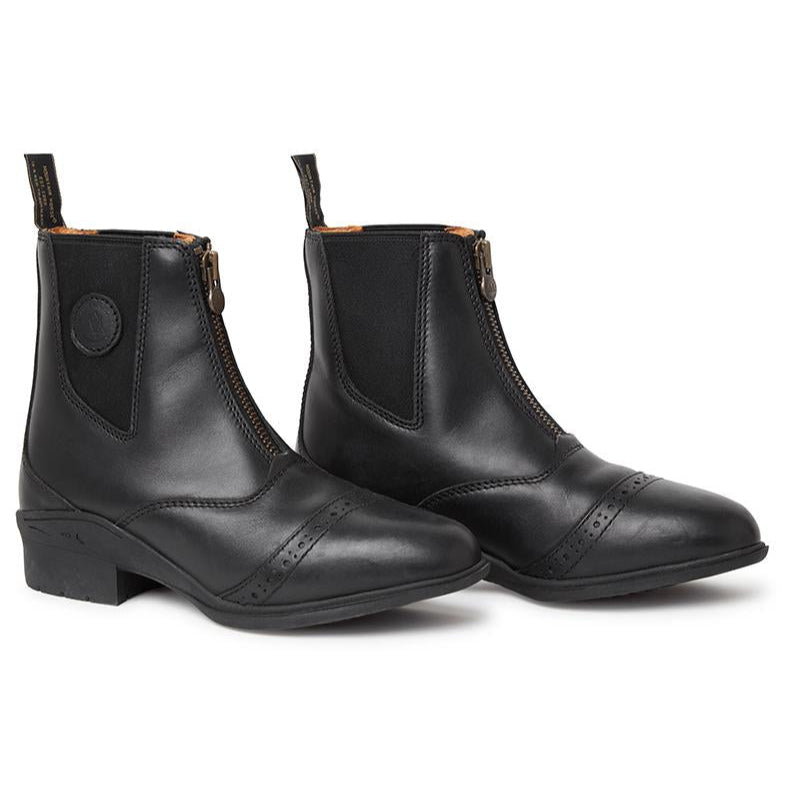Mountain Horse Aurora Zip Paddock Boots #colour_black