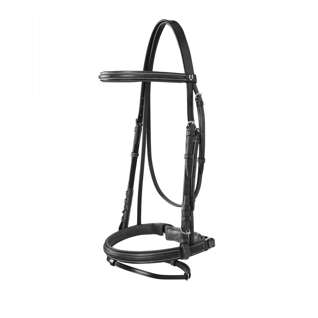 Equestro Silver Model Bridle #colour_black