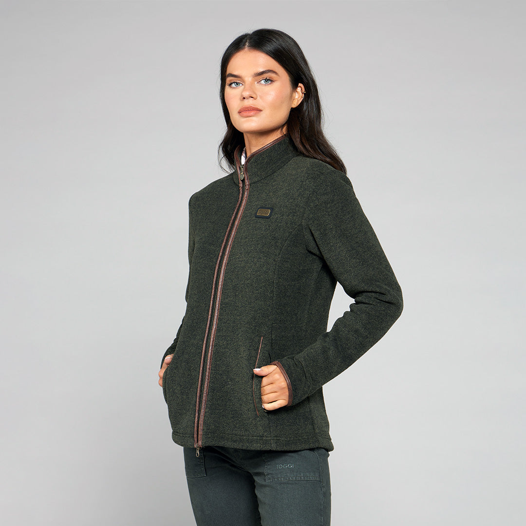 Toggi Britannia Fleece Jacket #colour_forest-green