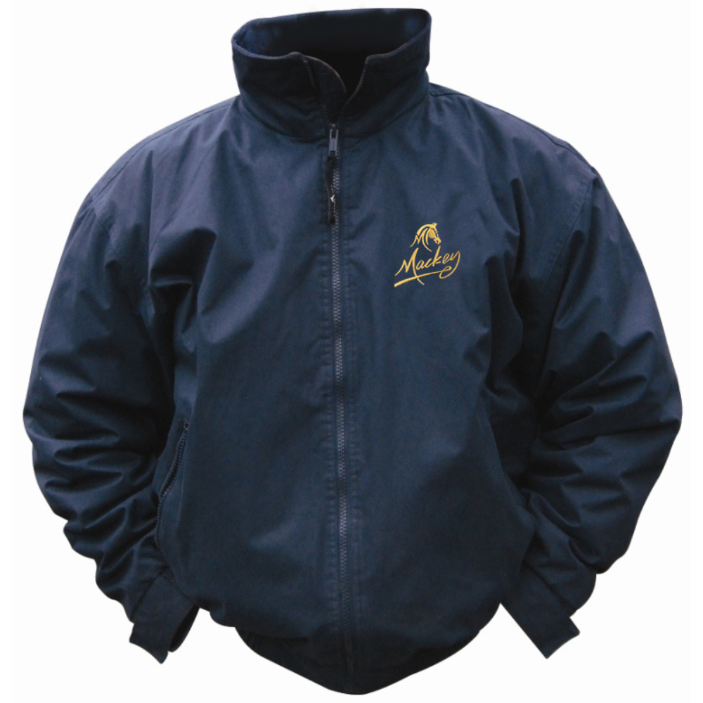 Mackey Childrens Blouson Jacket with Logo #colour_navy