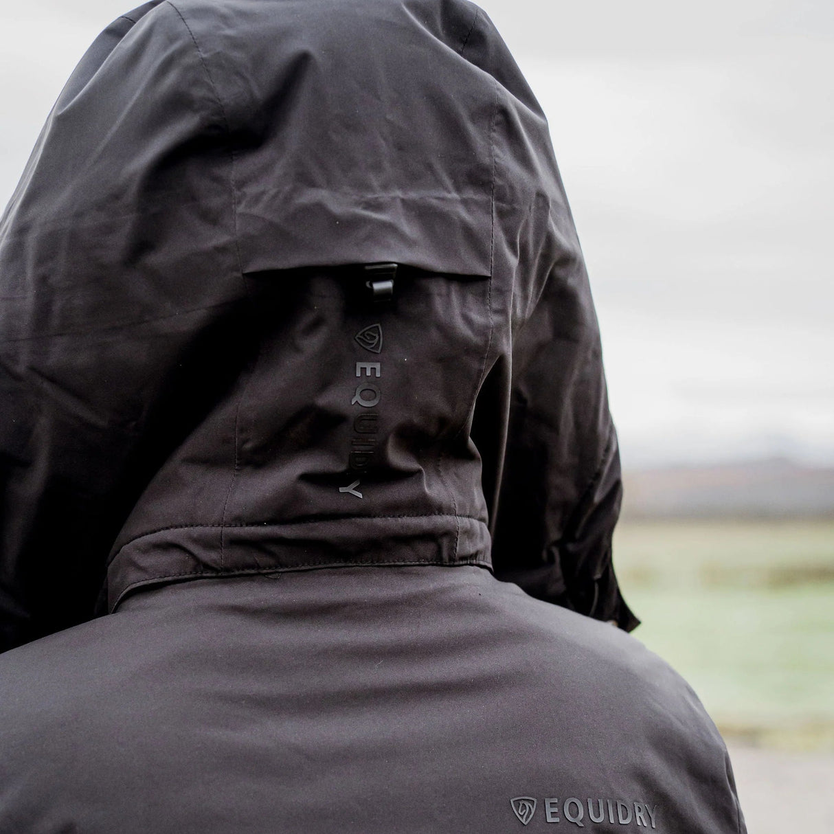 EQUIDRY Women's Iris Waterproof Riding Jacket #colour_black