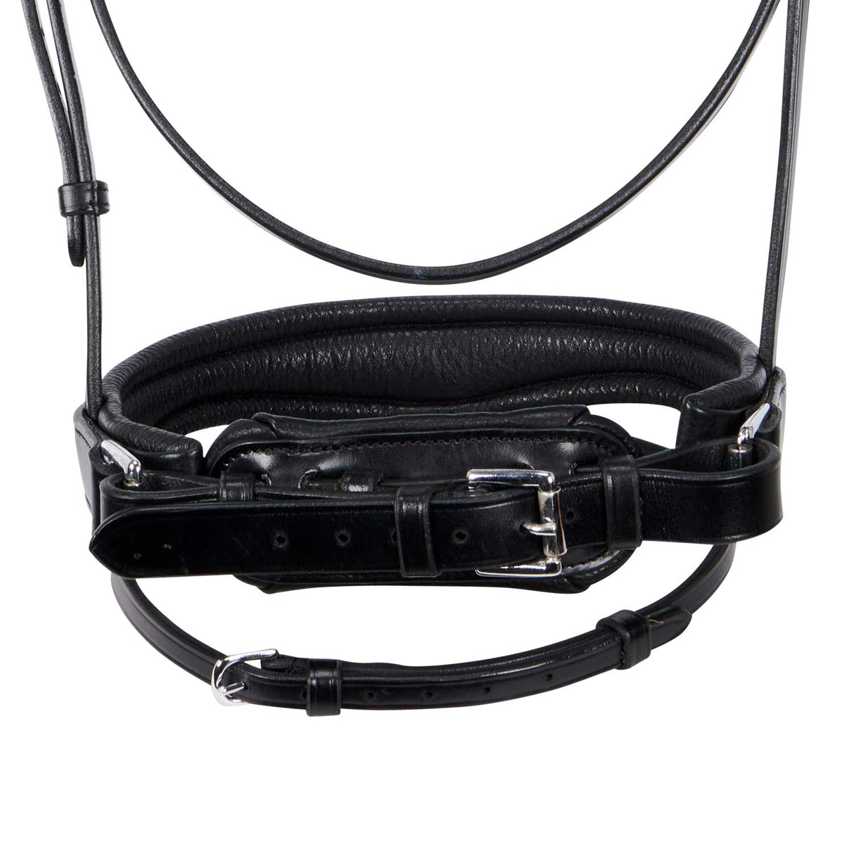 Equestro English Leather Bridle With Glitter New #colour_black