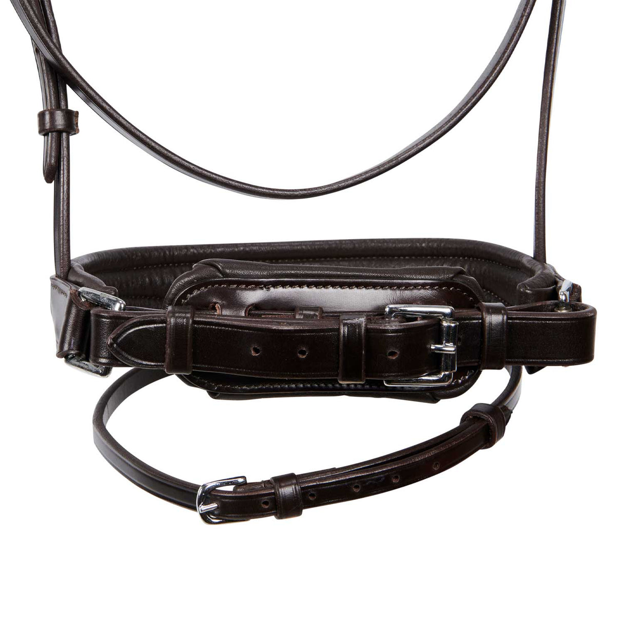 Equestro English Leather Bridle With Glitter New #colour_brown