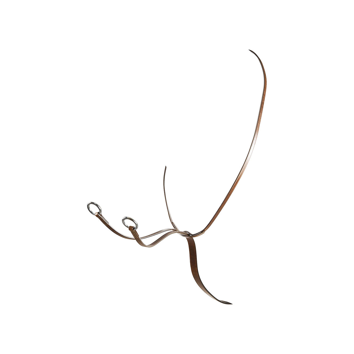 Equestro Leather Collier Martingale #colour_cognac