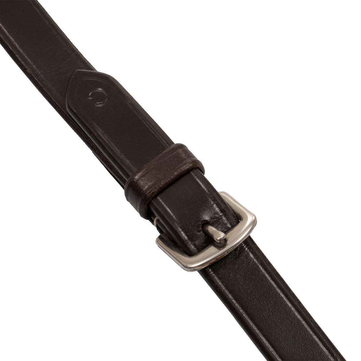Equestro Reins With Leather And Rubber Martingale
