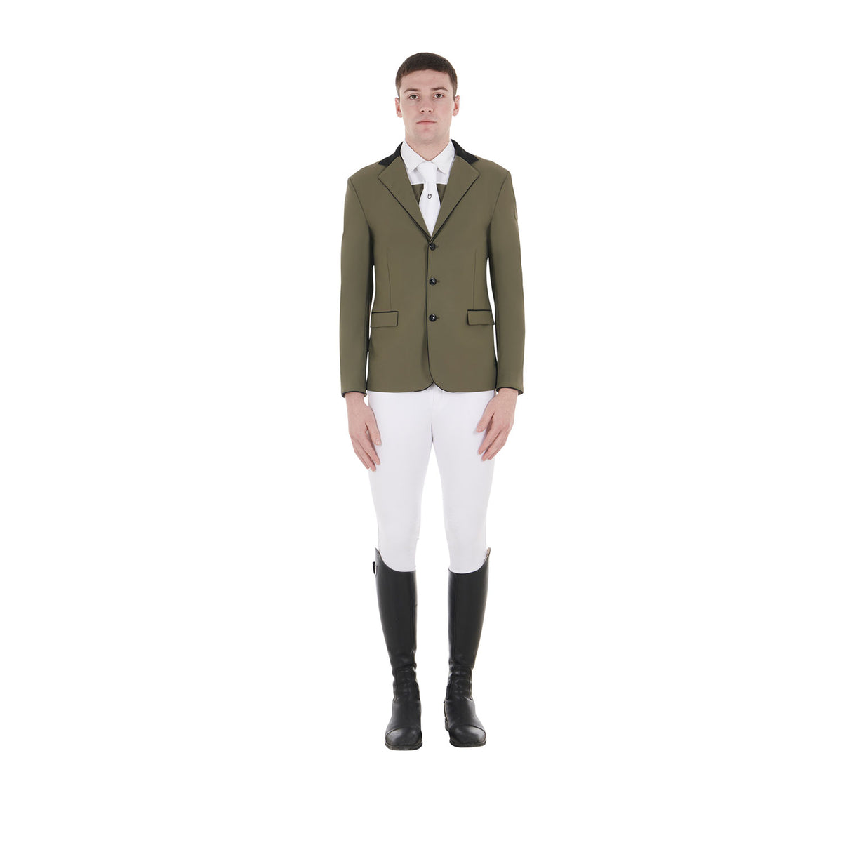 Equestro Men's Competition Jacket With Three Buttons