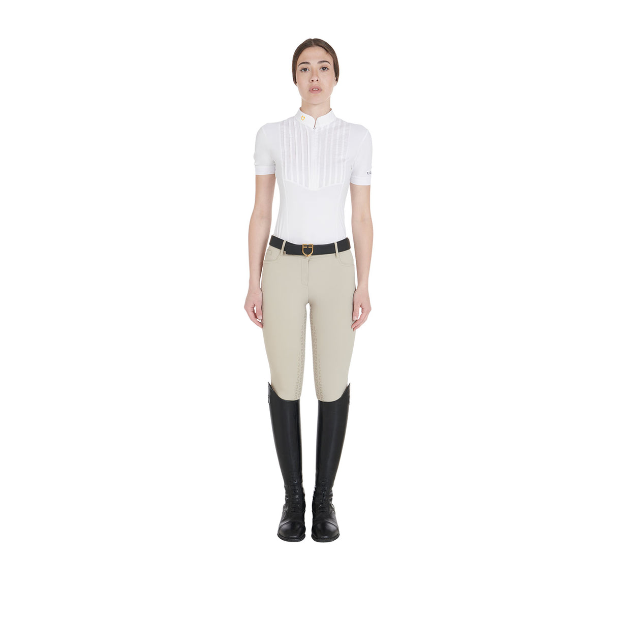 Equestro Women's Full Grip Slim Fit Breeches