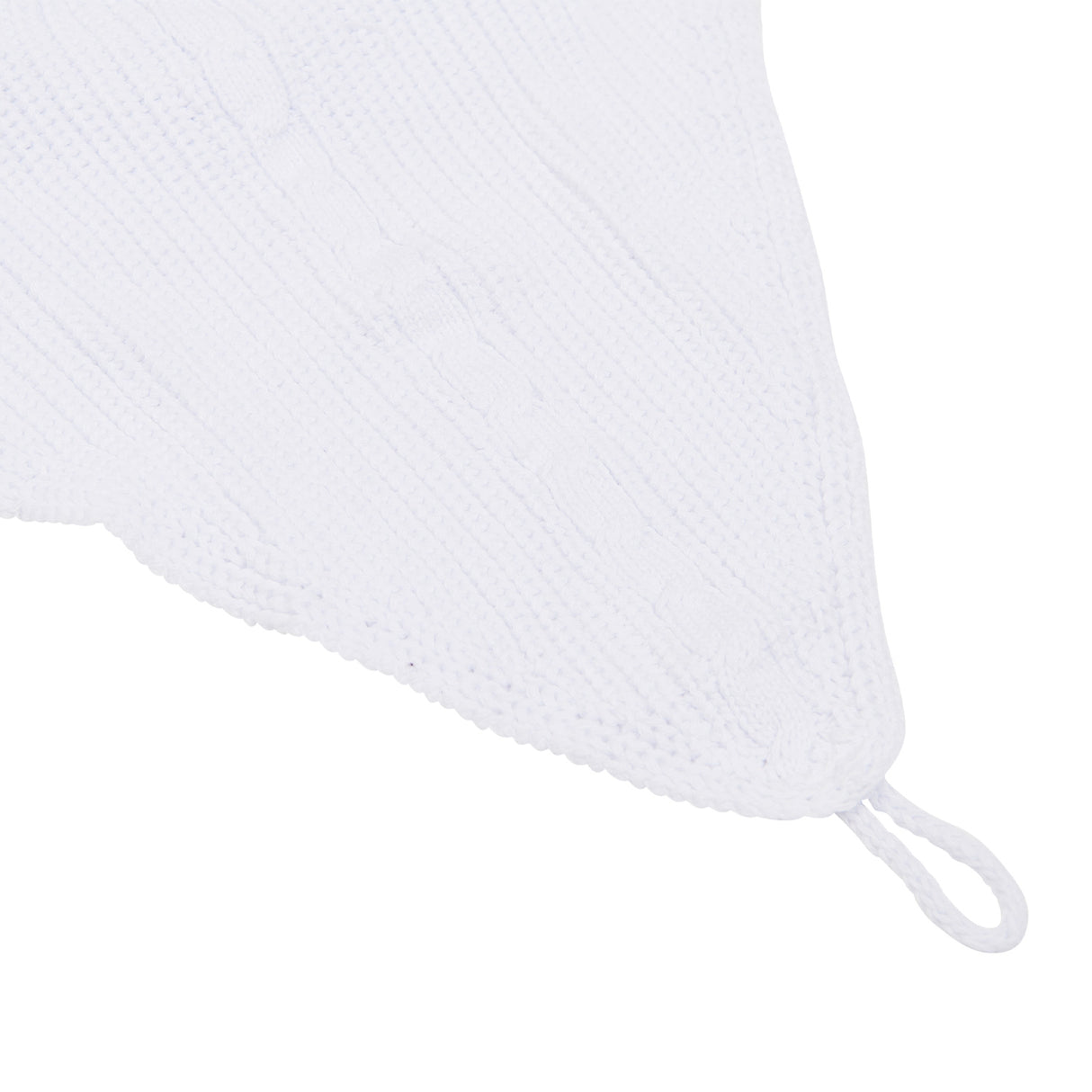 Equestro Meshing Fly Veil With Drawstring At The Noseband #colour_white