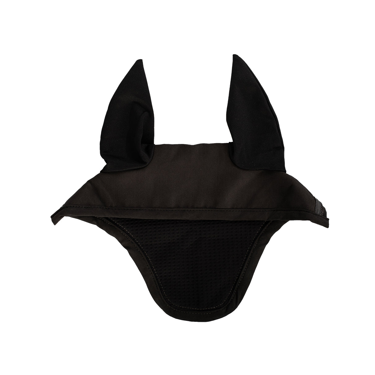 Equestro Fly Veil In Stretch Technical Fabric With Logo #colour_black