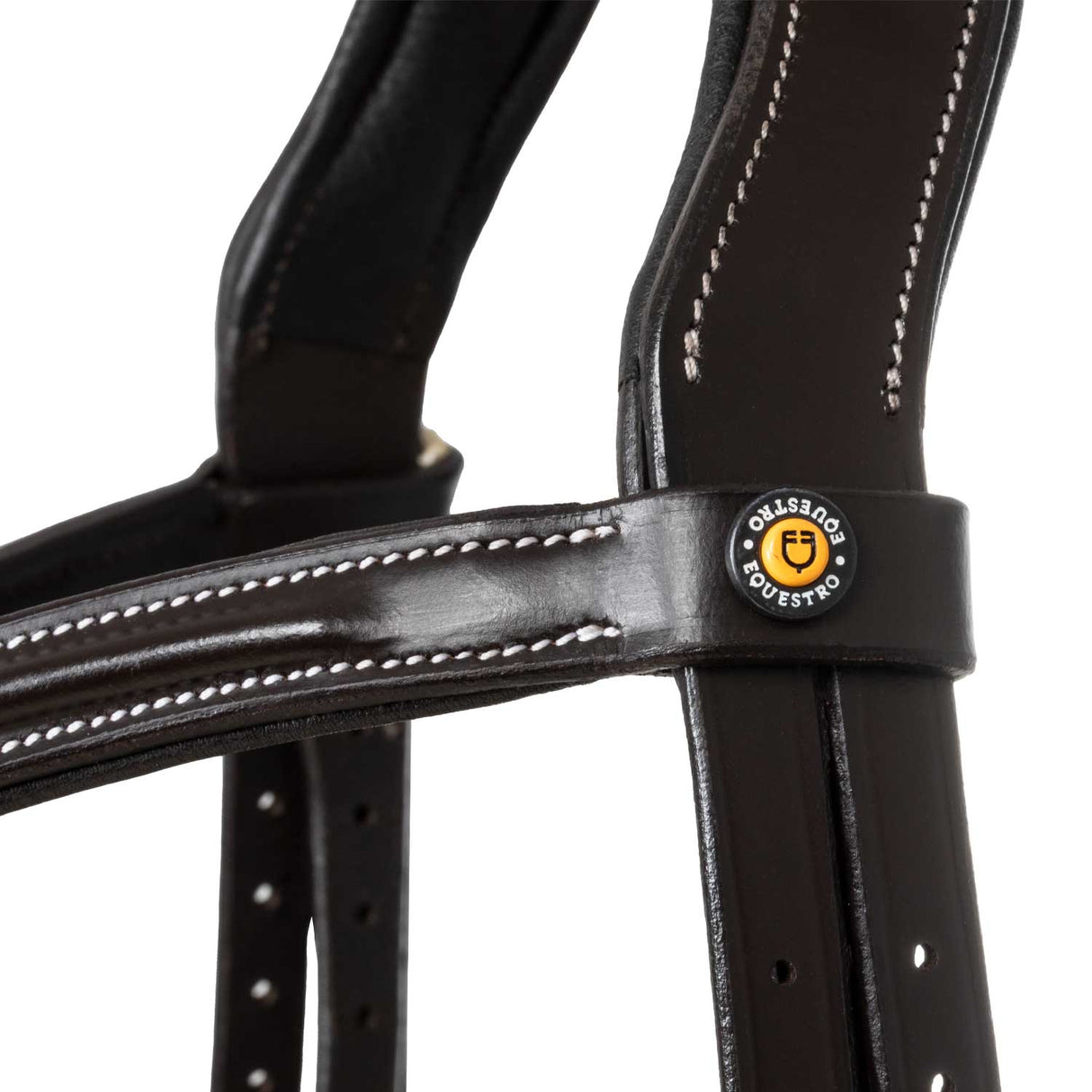 Equestro Mexican Leather Bridle #colour_brown
