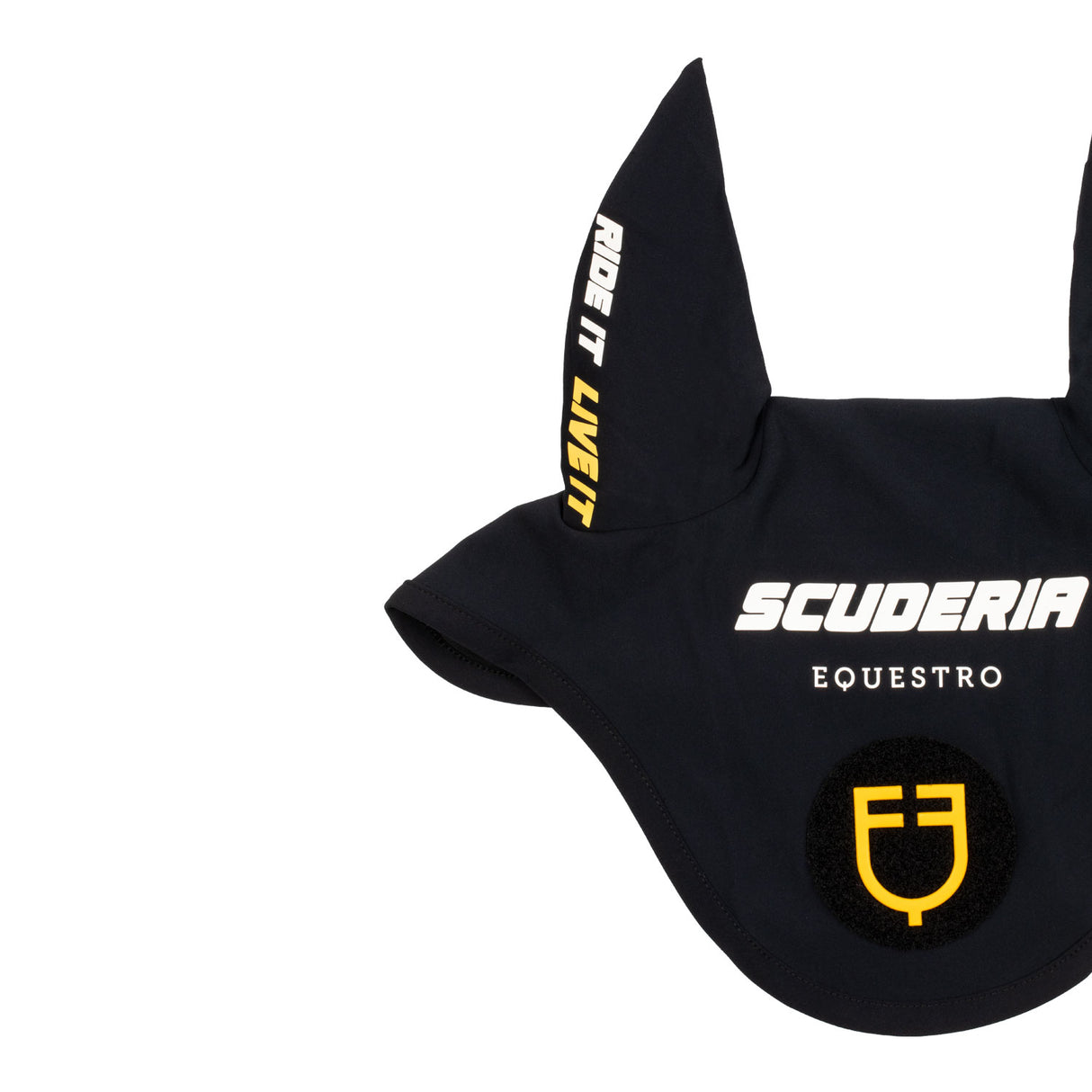 Equestro Scuderia Equestro Fly Veil Technical Fabric And Velcro Patch