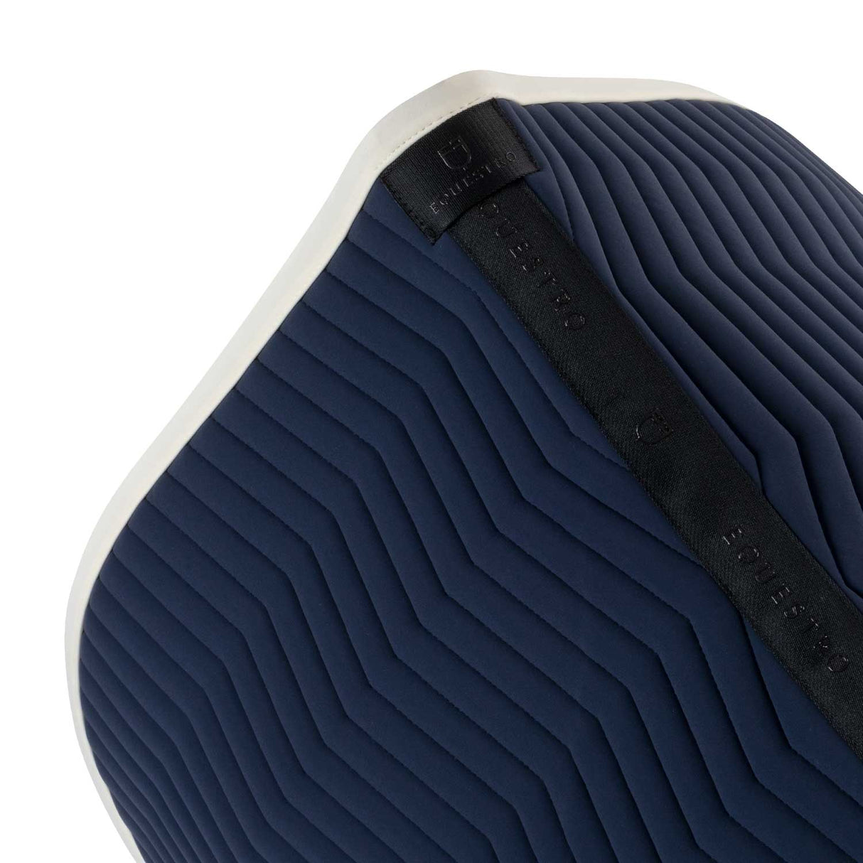 Equestro Wave Quilting Dressage Saddle Pad In Technical Fabric