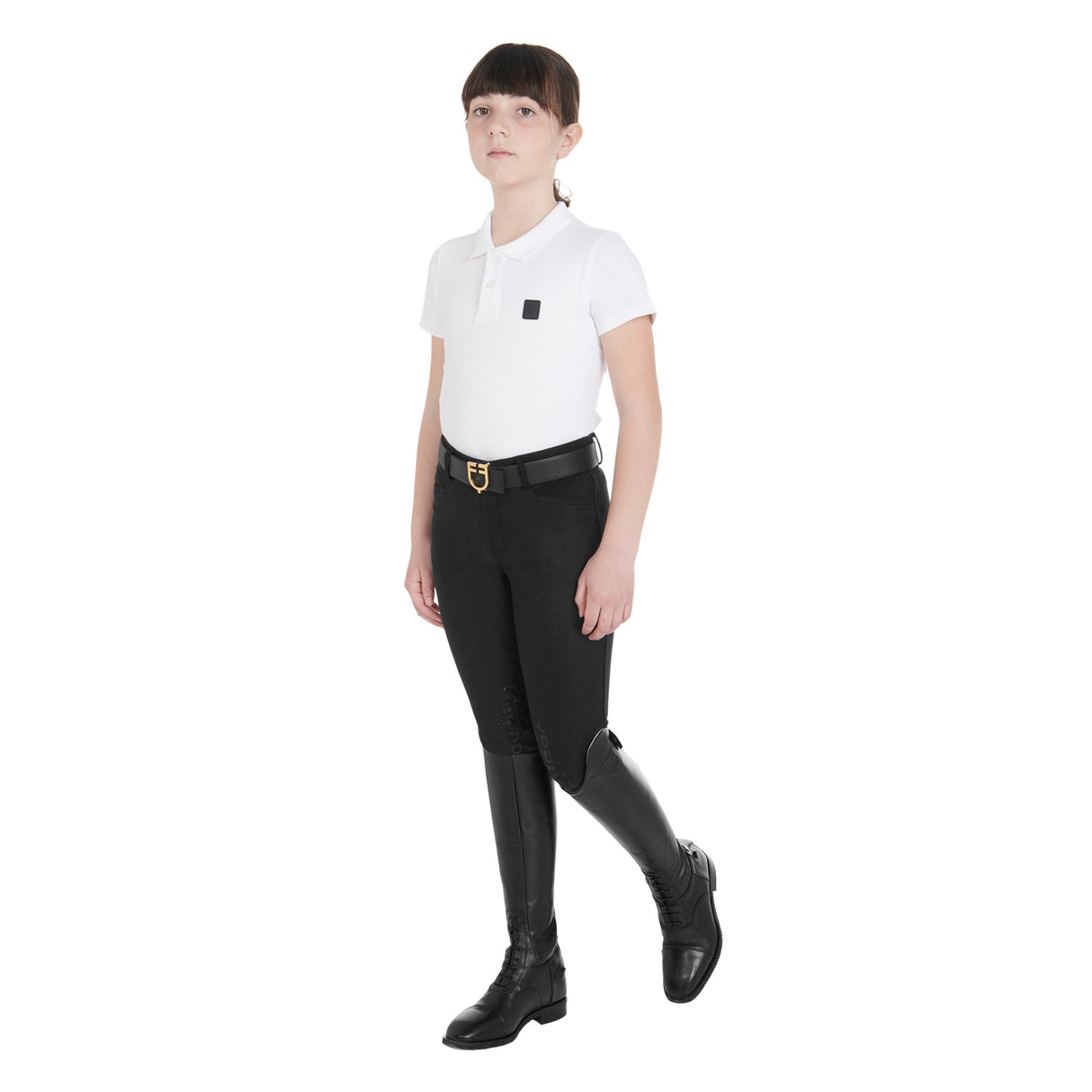 Equestro Kids' Unisex Slim Fit Breeches