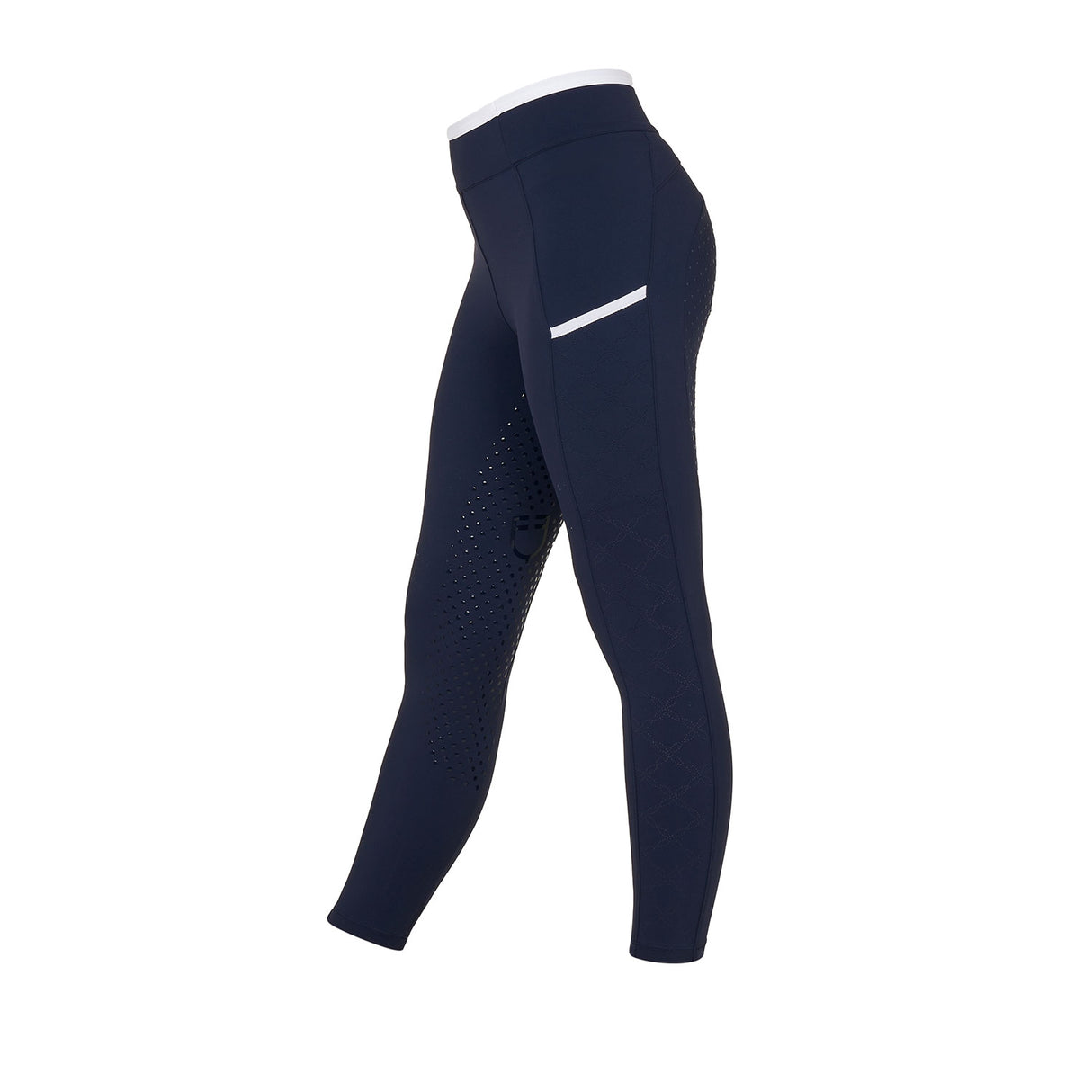 Equestro Girls' Leggings With Perforated Decorations