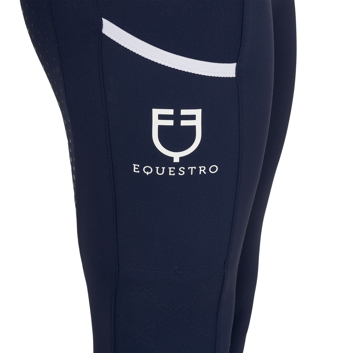 Equestro Girls' Leggings With Perforated Decorations