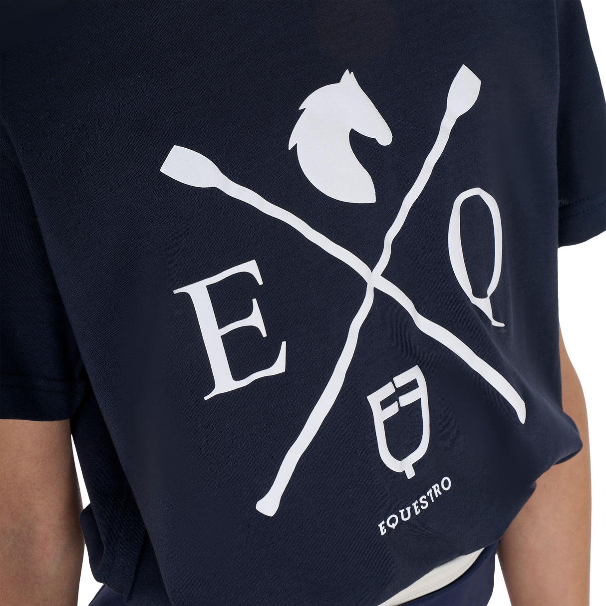 Equestro Girls' Eq Cotton T-Shirt #colour_blue